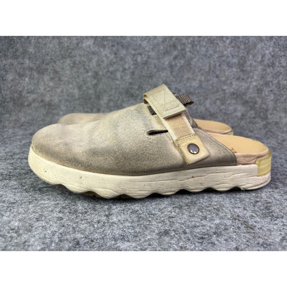 Sorel Ona Streetwear Clogs Womens Size 10 Tan Suede Adjustable Strap NL4971-260